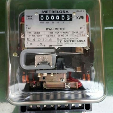 jual kwh meter metbelosa  phase  shopee indonesia