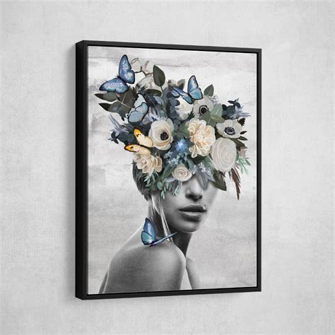 Blue Butterfly Wall Art