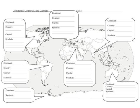 Geography Worksheets For High School - Worksheets Master