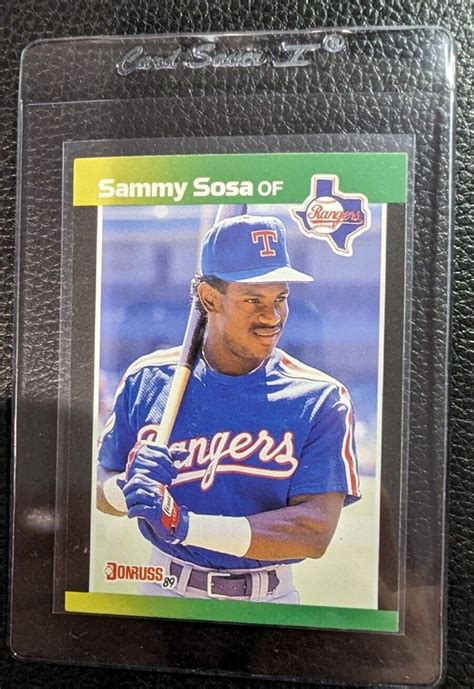 1989 DONRUSS BASEBALL BEST 324 SAMMY SOSA ROOKIE CARD RC CHICAGO WHITE