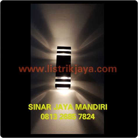 Jual Lampu Dinding Segi 2 Arah Garis Sinar Jaya Mandiri