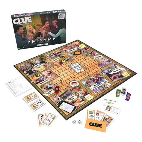 Buy USAOPOLY CLUE: Friends | Solve The Mystery in This Collectible Clue Game | Featuring ...