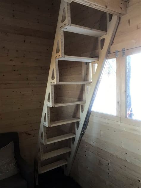 Fold Flat Ladder Create Even More Space In Your Bunkie