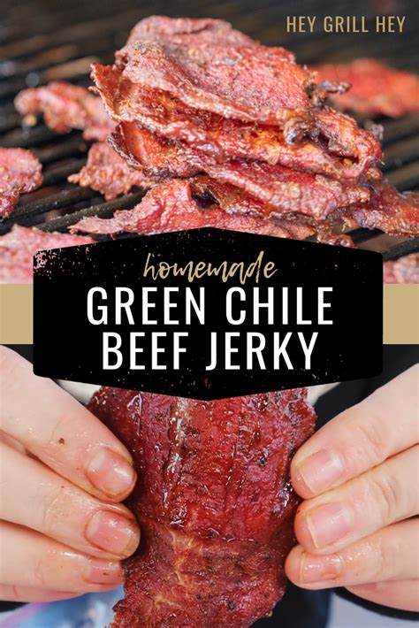 This Green Chile Beef Jerky Is A Delicious Low Sugar Jerky Option When You Need A Snack But