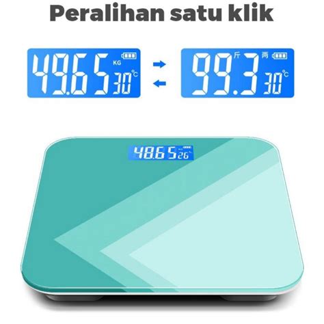 Jual Timbangan Berat Badan Digital Body Weight Scale Monitor Lcd