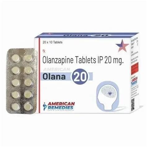 Olanzapine 20mg At Rs 188 Box Uttran Surat ID 2851287702830