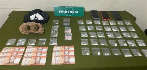 OS7 de Carabineros detuvo a dos personas por tráfico de drogas en La