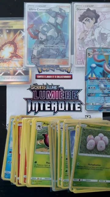 Carte Pokemon Au Choix Sl Lumi Re Interdite Gx Holo Rare Reverse Unco