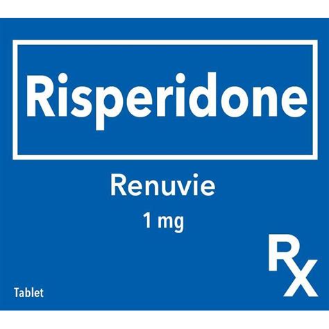 RENUVIE Risperidone 1mg Film Coated Tablet 30 S Price In The