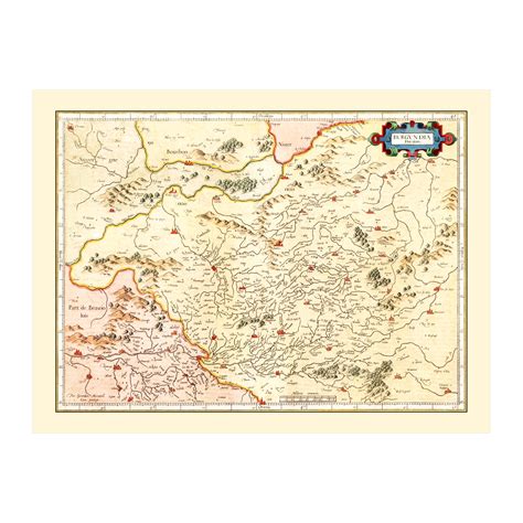 map of burgundy region of france 4