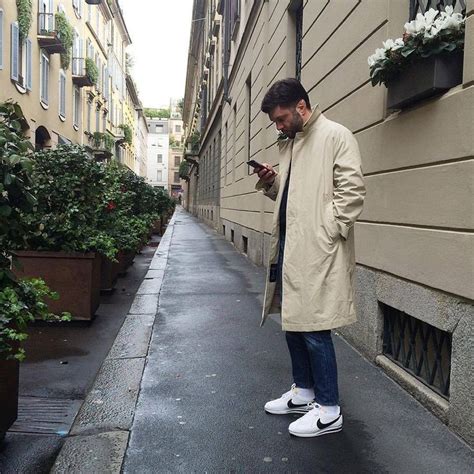 Milan Street Style with Nike Cortez Outfit