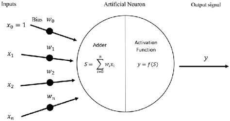 Artificial neuron model. | Download Scientific Diagram