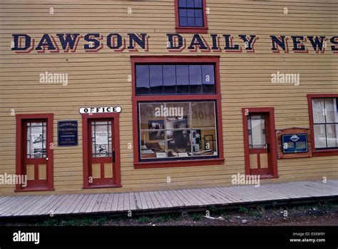 Dawson Daily News museum,Dawson City,Yukon Stock Photo - Alamy