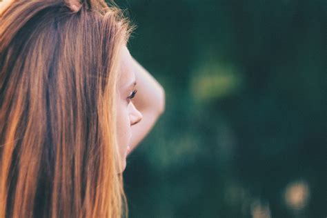 1920x1200 Resolution Woman Holding Her Hair Closeup Photography HD