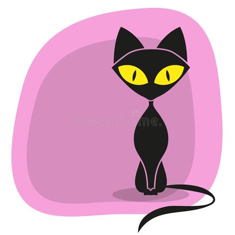 Black Cat Stock Vector Illustration Of Composite Elegance 39879051