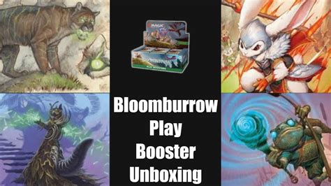 Bloomburrow Playbooster Unboxing Youtube