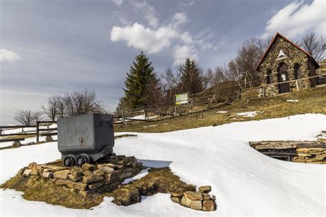 The Mining Landscape Mednik Hill UNESCO World Heritage Site Stock