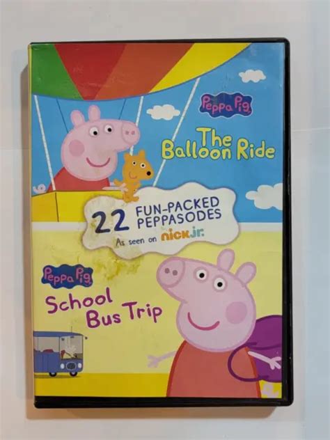 Peppa Pig The Balloon Ride Scuola Bus Trip Dvd Eur 727 Picclick It