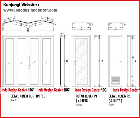 konsep  notasi pintu kaca