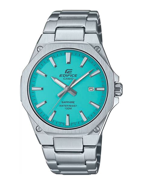 Casio Watch Efr S D Avuef Edifice Classic Collection Light Blue Dial