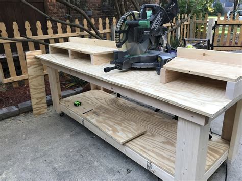 Diy Miter Saw Bench Shanty 2 Chic