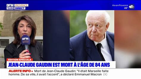 Mort de Jean Claude Gaudin Martine Vassal rend hommage à un bâtisseur