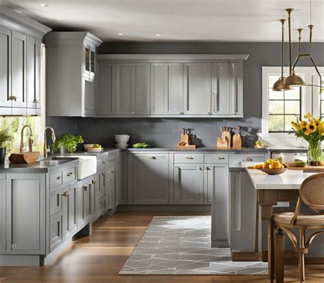 How to Pick the Perfect Grey Paint for Your Kitchen Cabinets ...