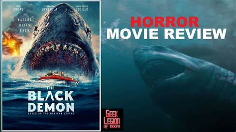 THE BLACK DEMON 2023 Josh Lucas The Meg Style Megalodon Giant Shark