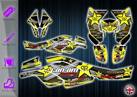 Can Am Ds450 Stickers Graphics Kit Decals Canam India Ubuy