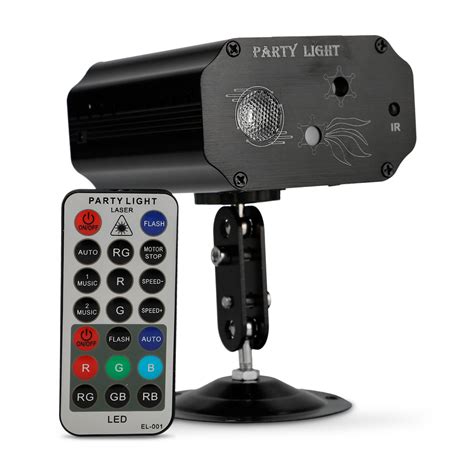 Proyector Láser Luces Led Radioshack Negro Gadgets Para Tus Fiestas