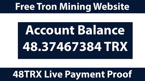 Free Tron Mining Website Free Cloud Mining Website Alltra Pro