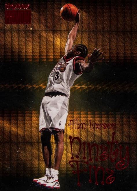 Allen Iverson Skybox Premium Ninety Fine Star Rubies Price