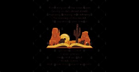 Desert Poem Desert Sticker Teepublic