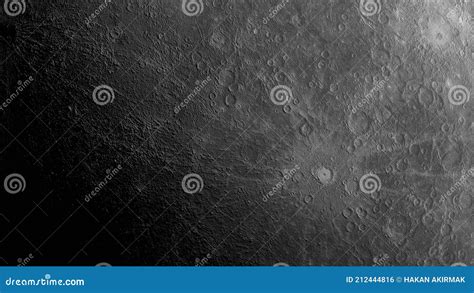 Surface of Planet Mercury. stock illustration. Illustration of infinity ...