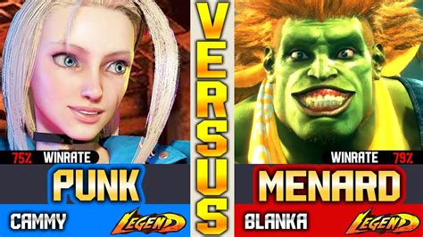 Sf Blanka Menard Vs Punk Cammy High Level Youtube