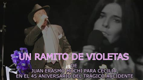 Un Ramito De Violetas De Juan Erasmo Mochi Para Cecilia En El