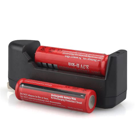 2pcs Brc 6800mah 18650 Battery 3 7v Li Ion Rechargeable Batteries Smart Charger 684758710765 Ebay