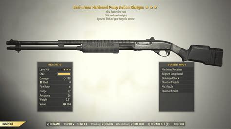 3 Anti Armor Pump Action Shotgun 25 Faster Fire Rate 90 Reduced