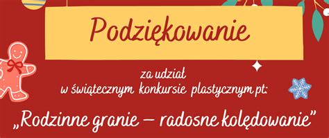 Podziękowanie za udział w konkursie plastycznym Państwowa Szkoła