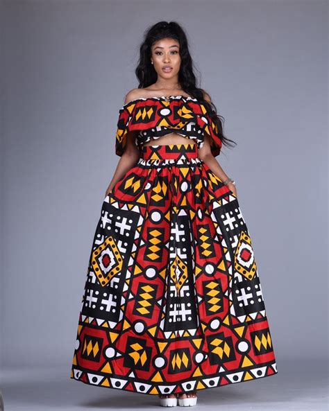 African 2 Piece Set African Print 2 Piece Set Ankara Matching Set