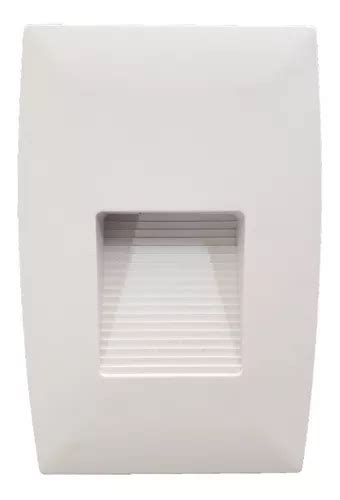 Balizador Embutir Led 4x2 2w 3000k Parede Muro Escada Bivolt Cor Branco