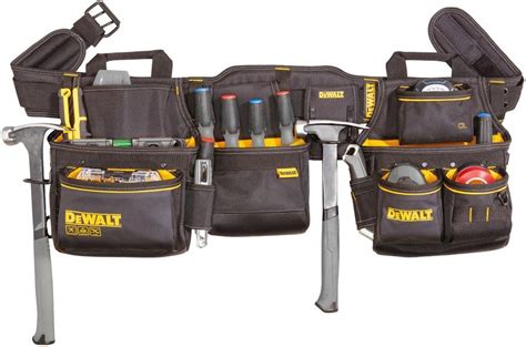 DEWALT Tool Rig Professional Tool Belt 26 Pockets Durable Design