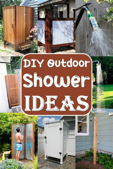 16 Cheap DIY Outdoor Shower Ideas Inspiring Tutorials Easy