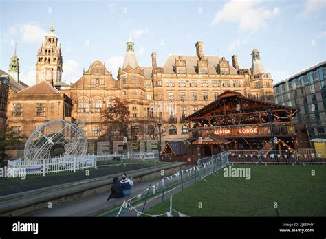 Sheffield Town Hall On Pinstone Street In Sheffield In The Uk Stock