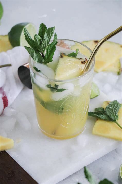 Sparkling Pineapple Mojito Casa De Crews