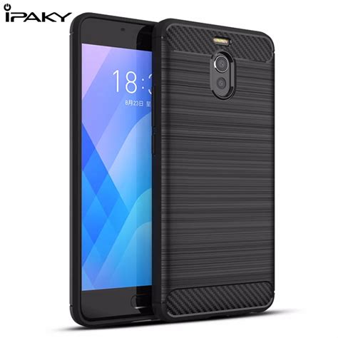 IPAKY Case For MEIZU M6 Note Super Slim Carbon Fiber Wire Drawing