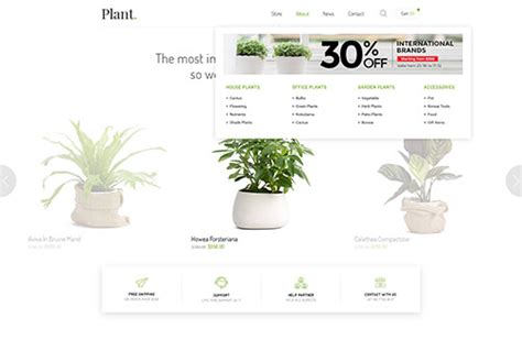 Plant Gardening Houseplants Shopify Theme