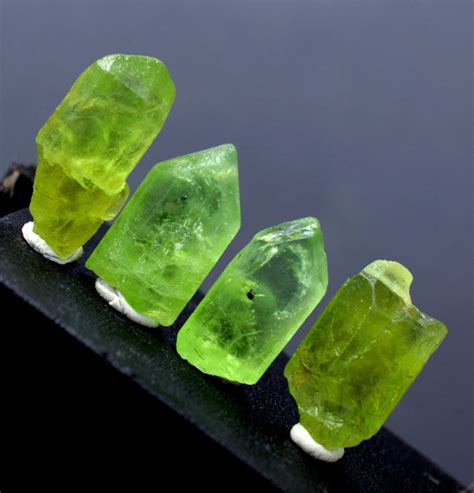 Peridot Crystal Terminated Damage Free Olivine Peridot Crystals Lot