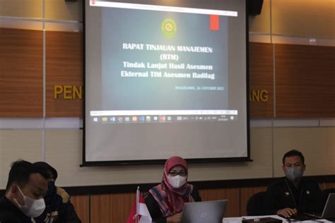 Rapat Tinjauan Manajemen Menindaklanjuti Hasil Asesmen Tim Asesor Apm