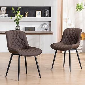 Amazon Younuoke Dining Chairs Set Of Mid Century Modern Kitchen